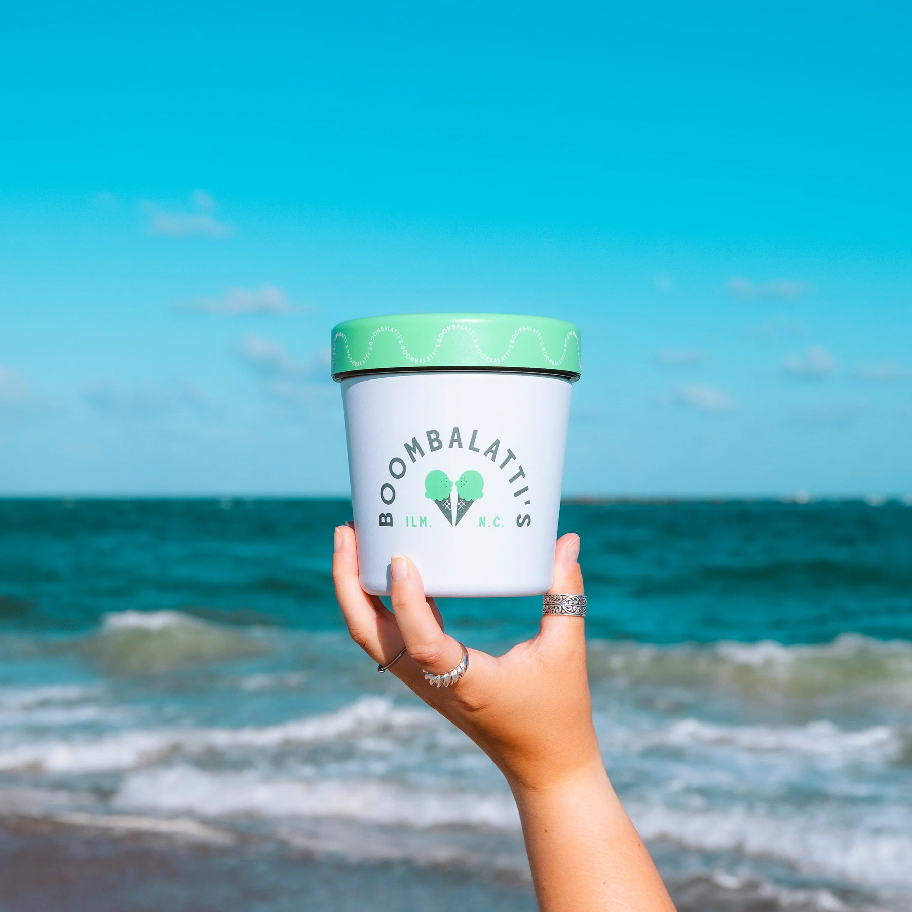 Boombalattis Homemade Ice Cream by the Pint - Find a local Carolina Beach Vacation Cottage near all the excitement